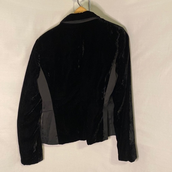 Ellen Tracy velvet one button blazer jacket formal holiday party evening 8 - Picture 4 of 4